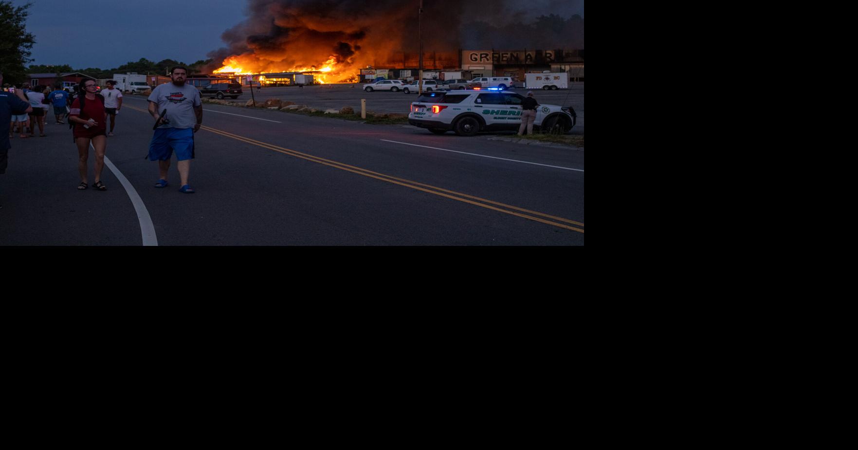 Green Acres Flea Market off Alcoa Highway catches fire
