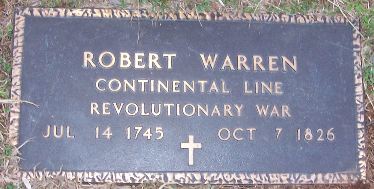 Patriot Legacies: Robert Warren a private in the Virginia Continental ...