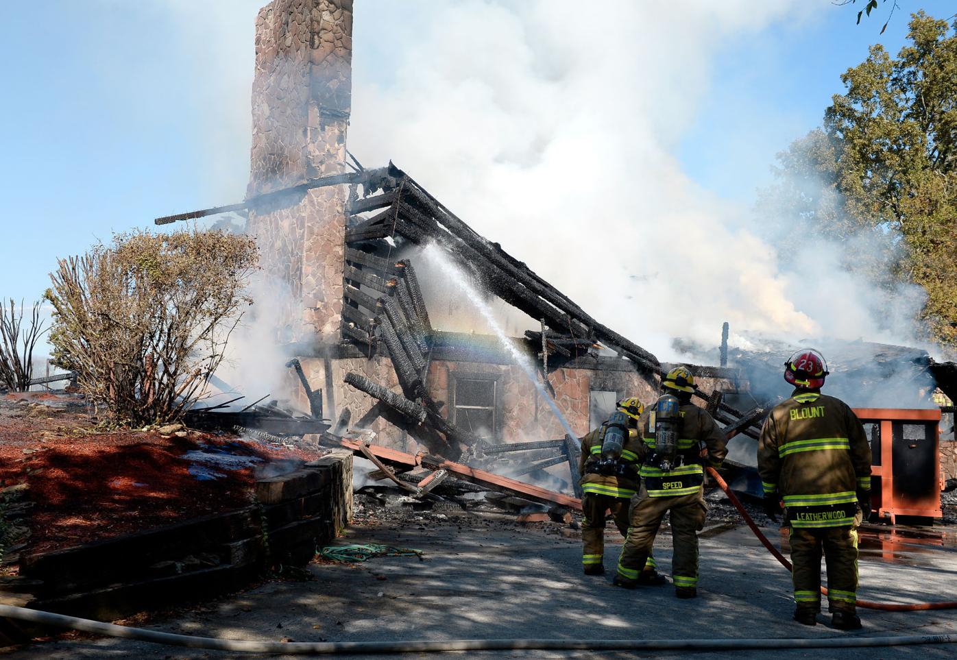Fire destroys log cabin home in Maryville News