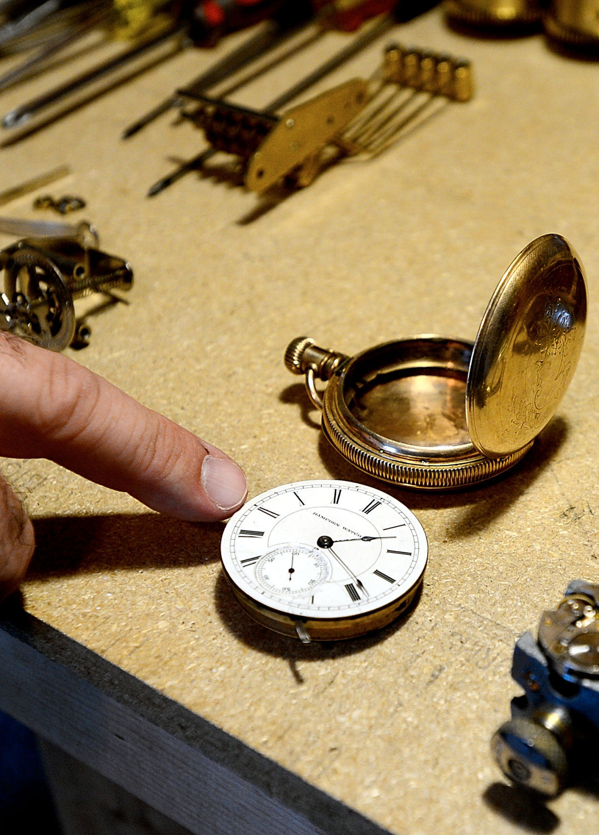 Preserving time Clock repairman brings skills to Maryville News