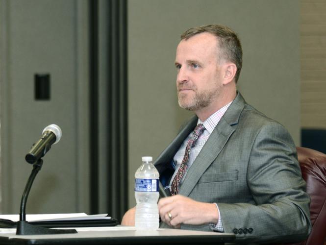 Blount County Schools Assistant Director David Murrell interviews for