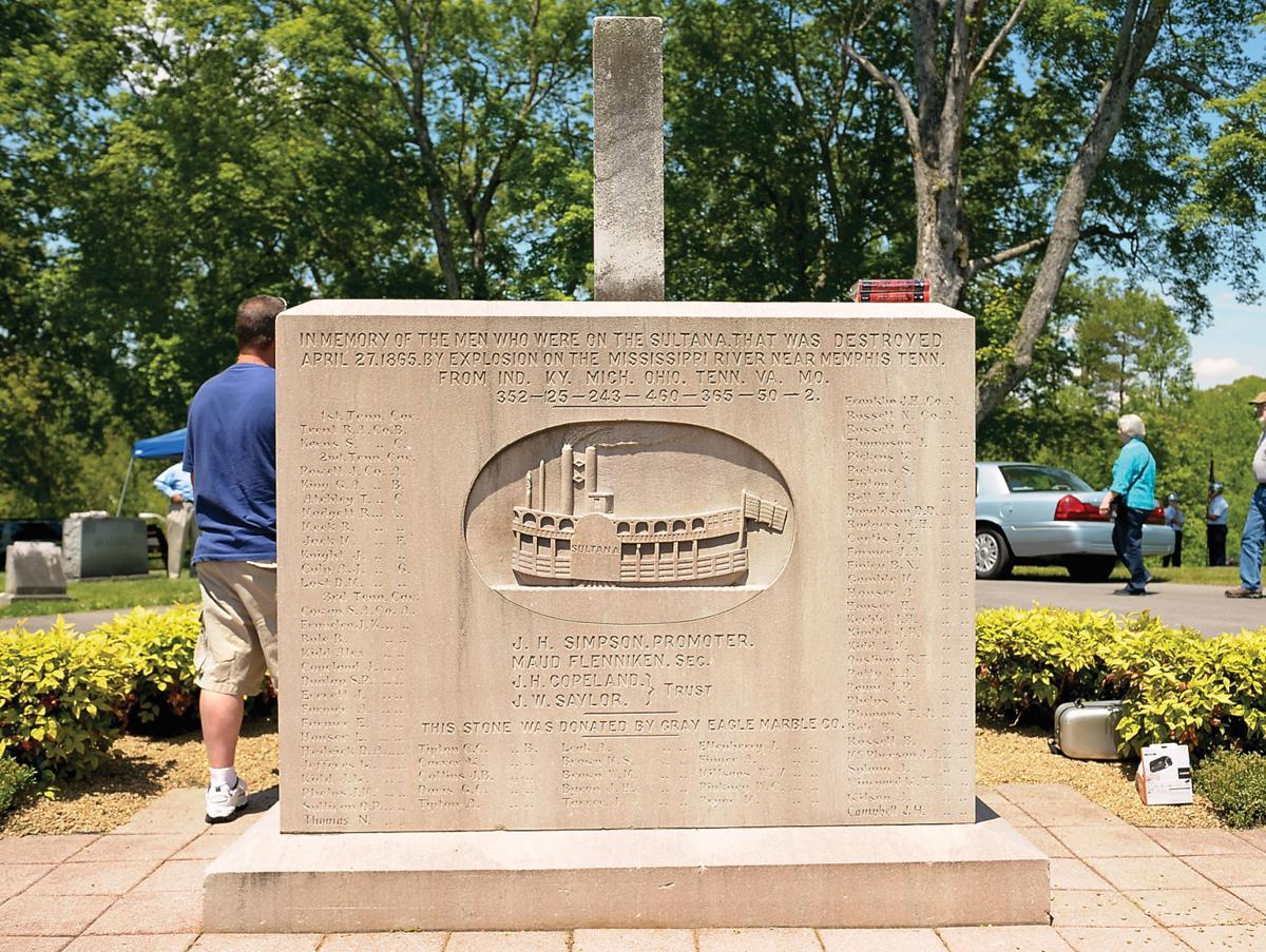 Sultana monument rededicated at Mount Olive Baptist Church cemetery