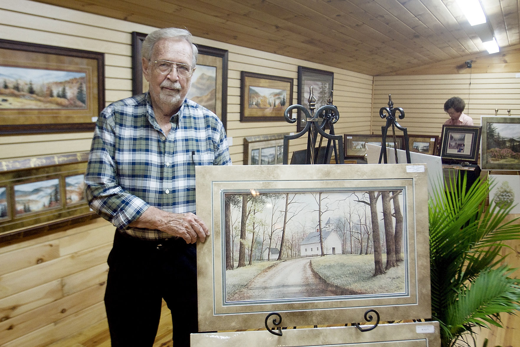 Smoky scenes Larry Burton Gallery reopens in Townsend Community