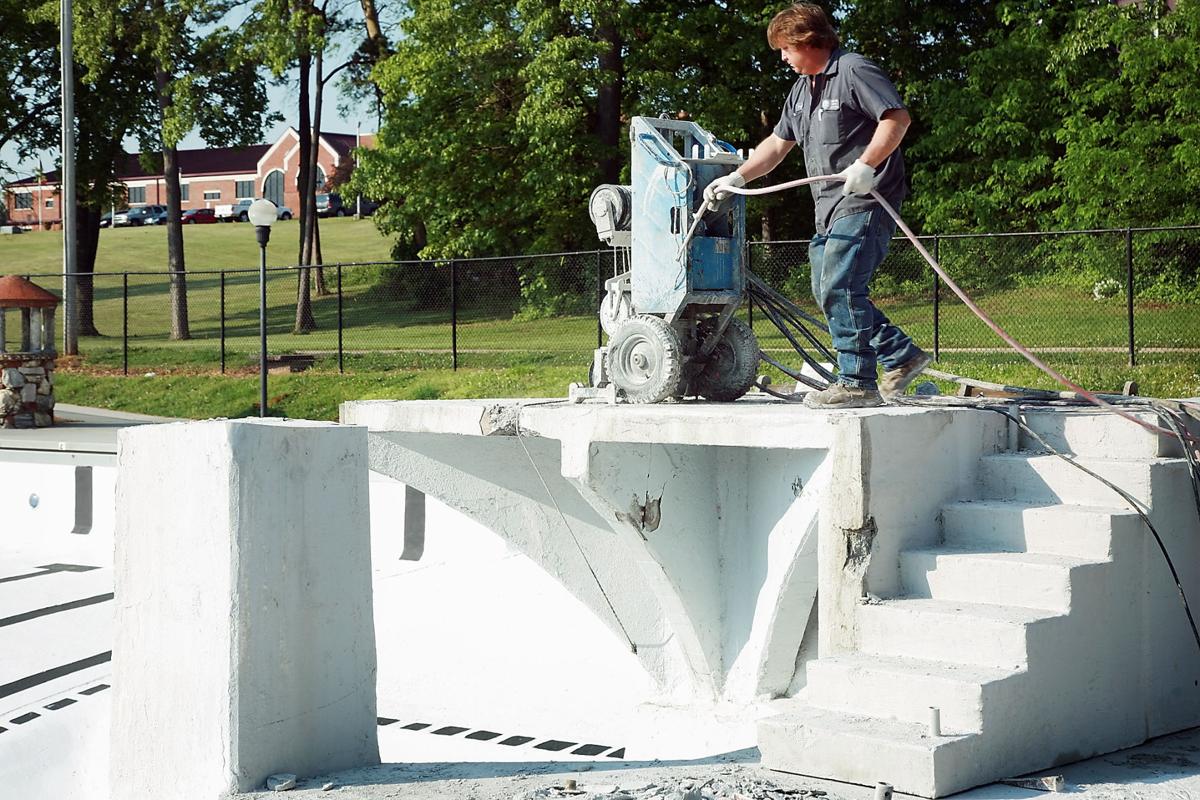 Out with the old 84yearold diving platforms removed from Springbrook