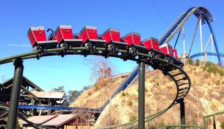 REVIEW Dollywood s FireChaser Express a fun roller coaster ride