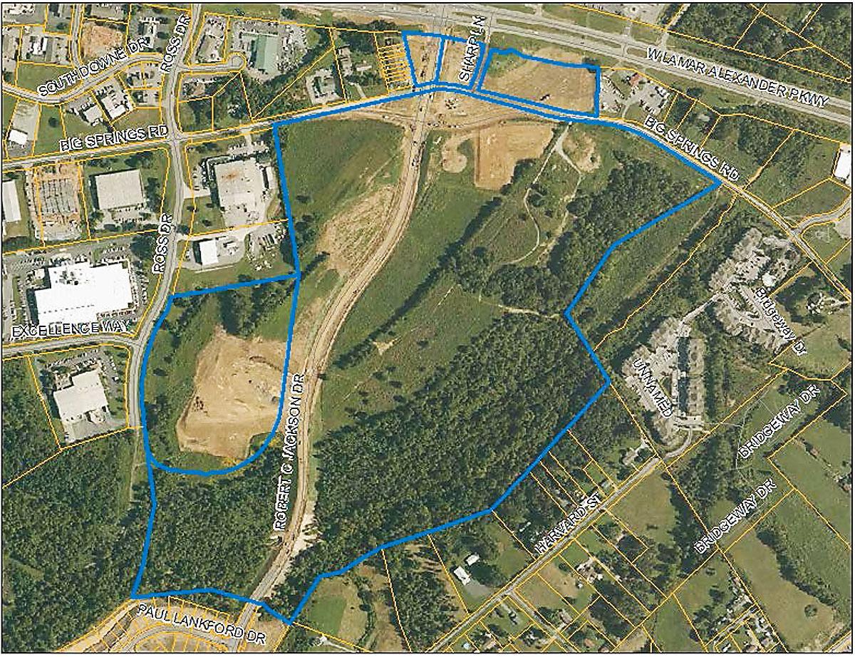 Maryville splits up Robert C. Jackson Drive acreage, preps for land
