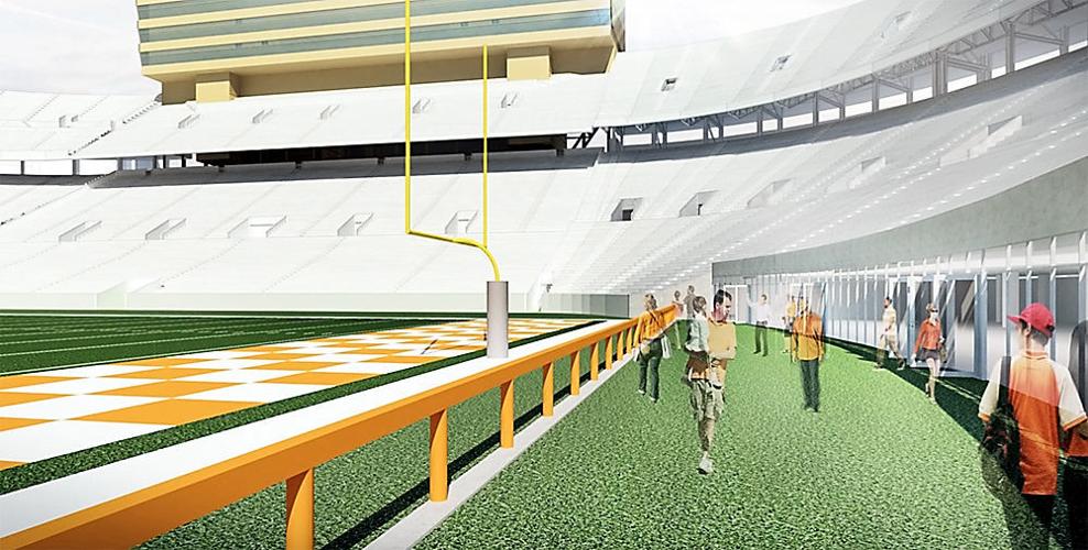 Neyland Stadium renovation plan update approved