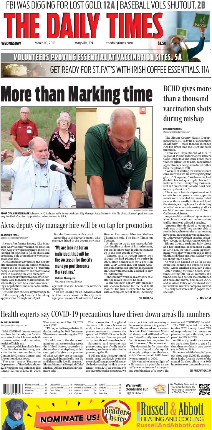 Page A1 The Daily Times