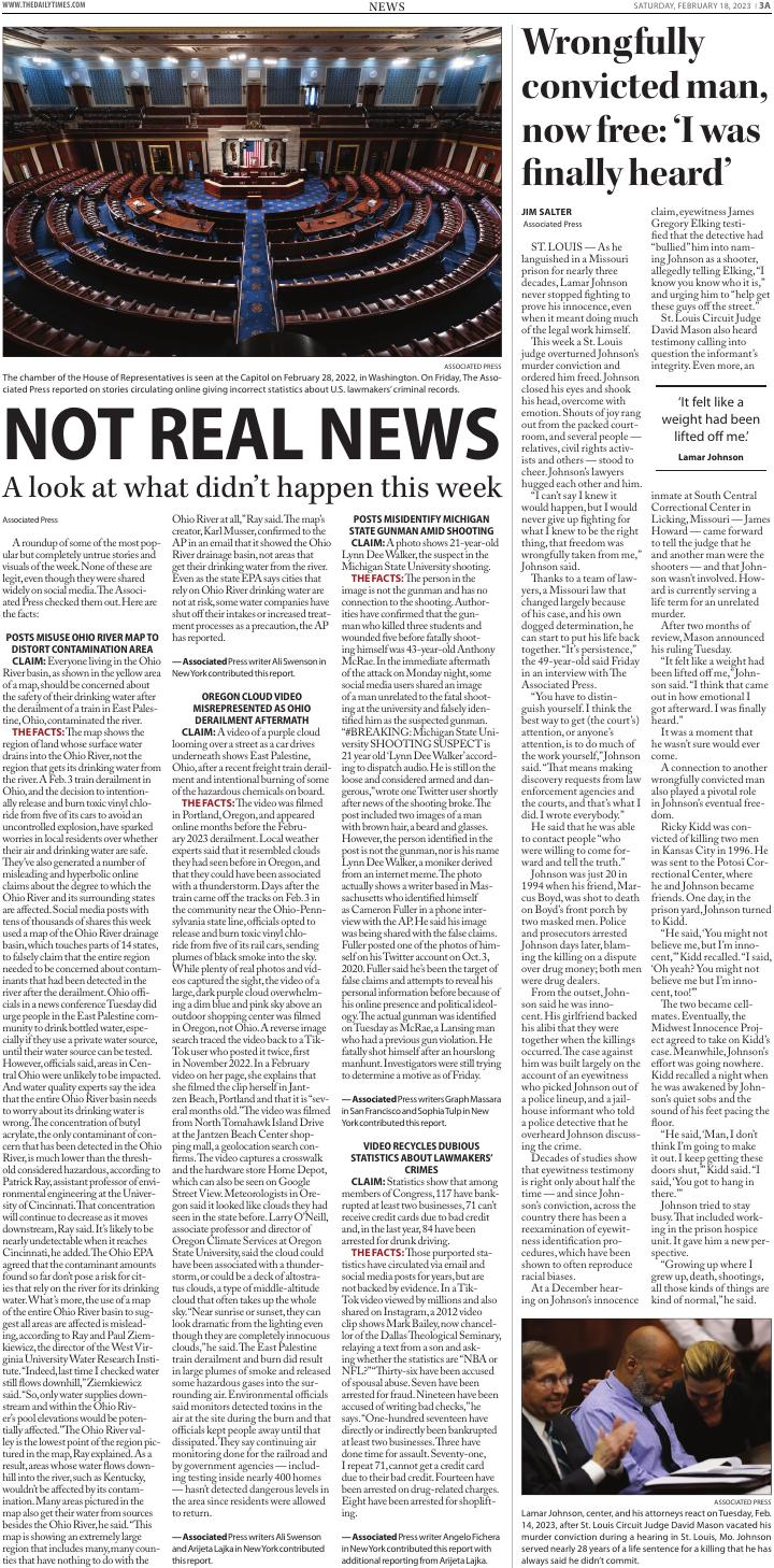 Page A3 The Daily Times Thedailytimes