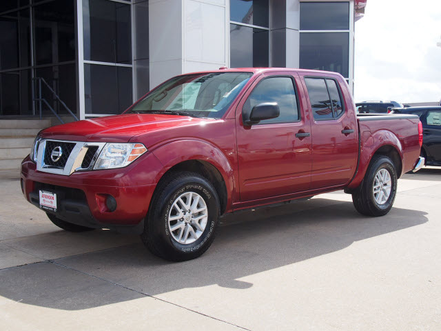 lava red nissan frontier