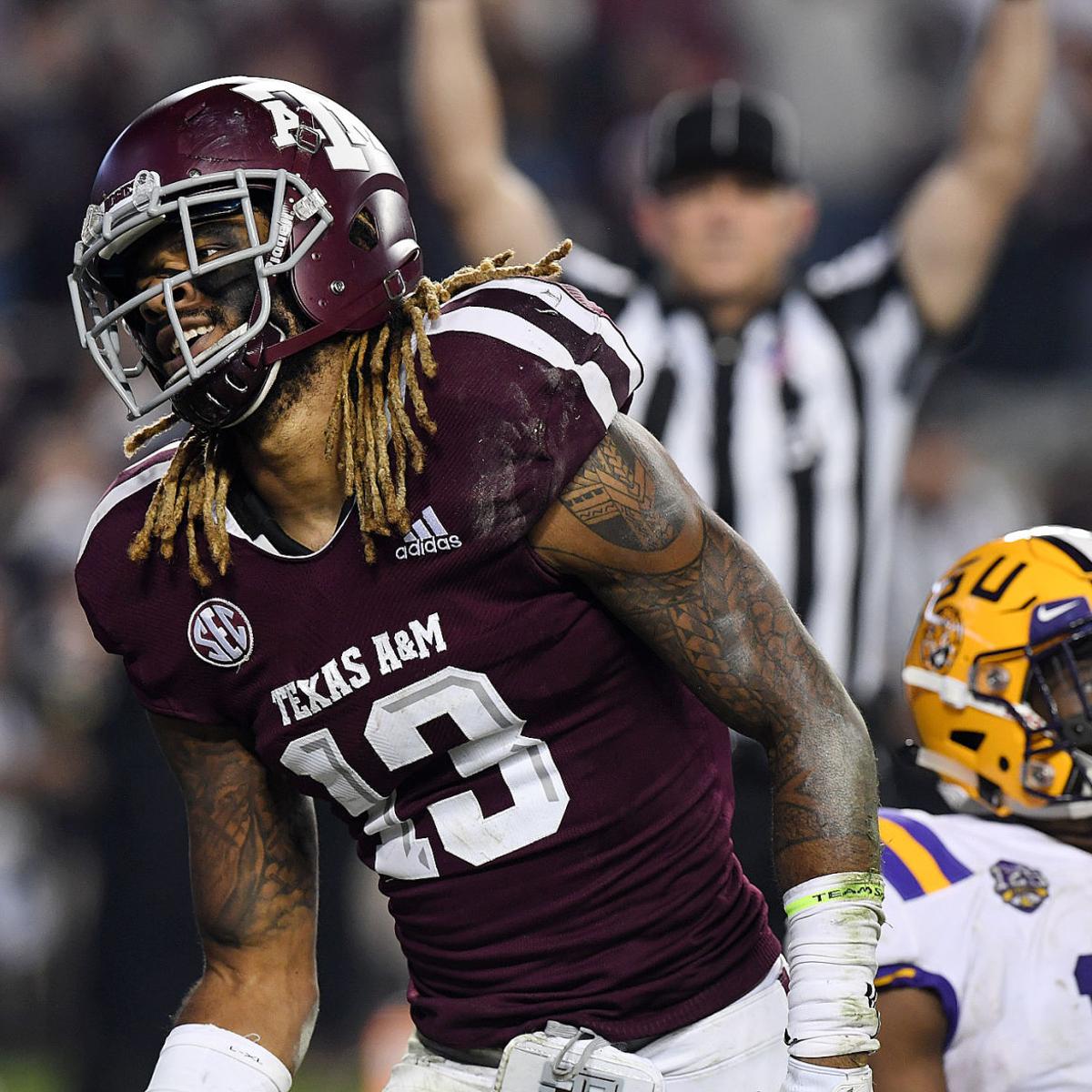 Texas A M Wr Rogers Scores Five Different Times In Overtime