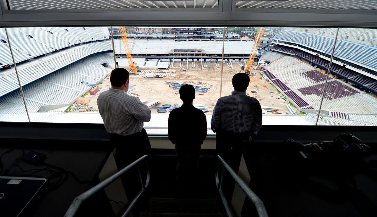 Texas A&M shows off upgraded Kyle Field press box