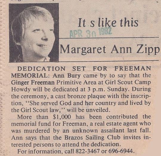 Virginia Freeman's unsolved 1981 killing remains priority for original