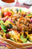 Ditch the fried tortilla bowl for a healthier taco salad