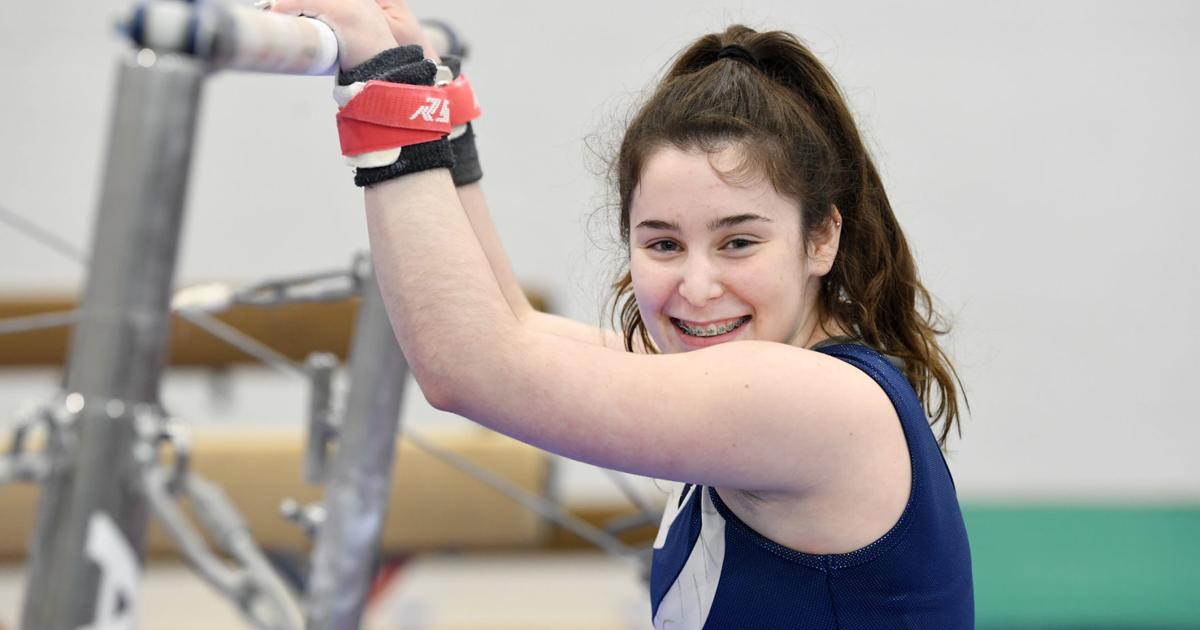 Emma Jones helped lead Rudder girls gymnastics team to state