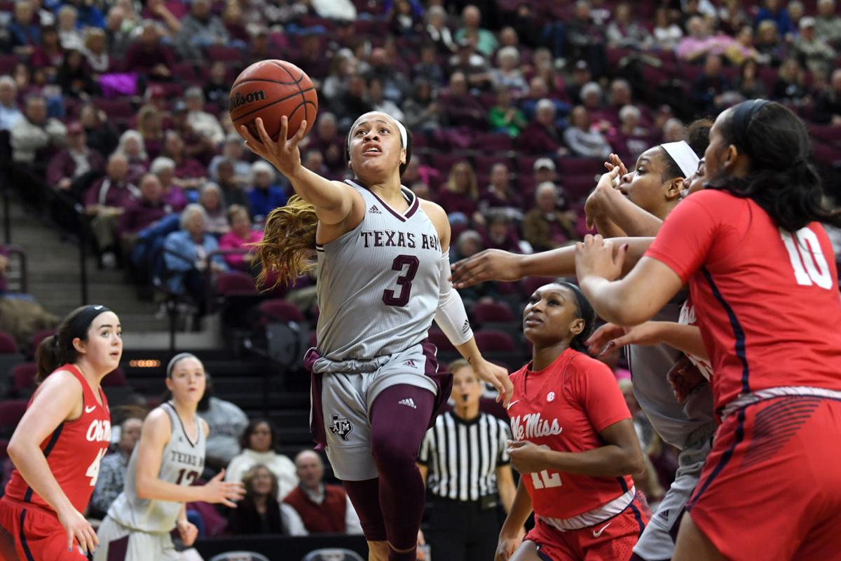 No. 14 Texas A&M women's basketball team cruises past Ole Miss Women