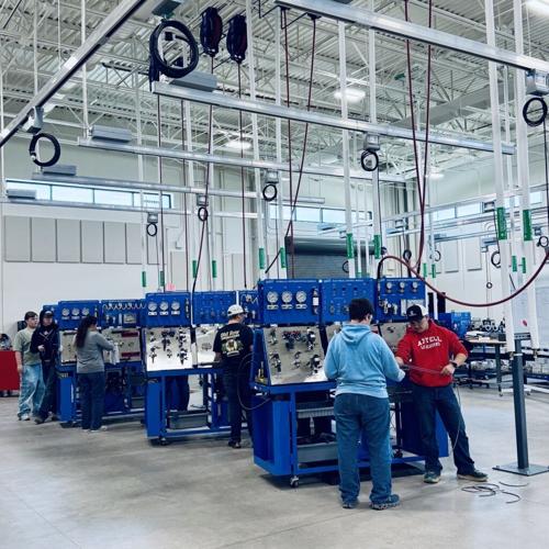 Area high school students get hands-on experience in advanced manufacturing at The WorkSITE