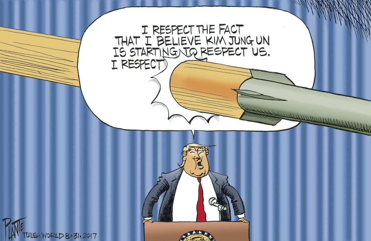 Bruce Plante Cartoon: Trump respects Kim Jong Un