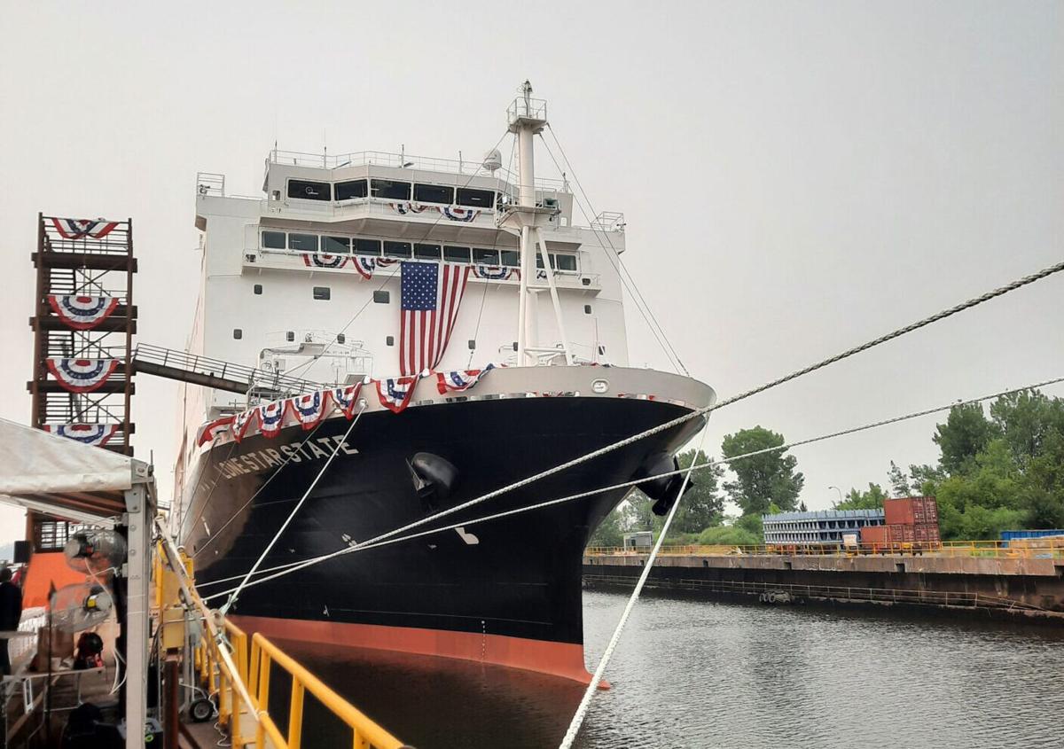 Texas AandM Maritime Academy celebrates christening of new training ship