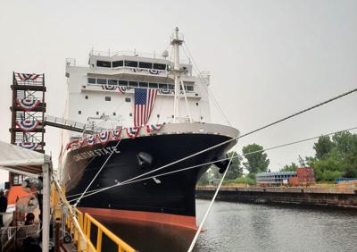 Texas AandM Maritime Academy celebrates christening of new training ship