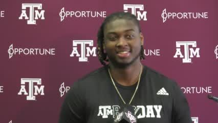 Former Texas A&M Lineman awarded Kenyon Green Day in Humble