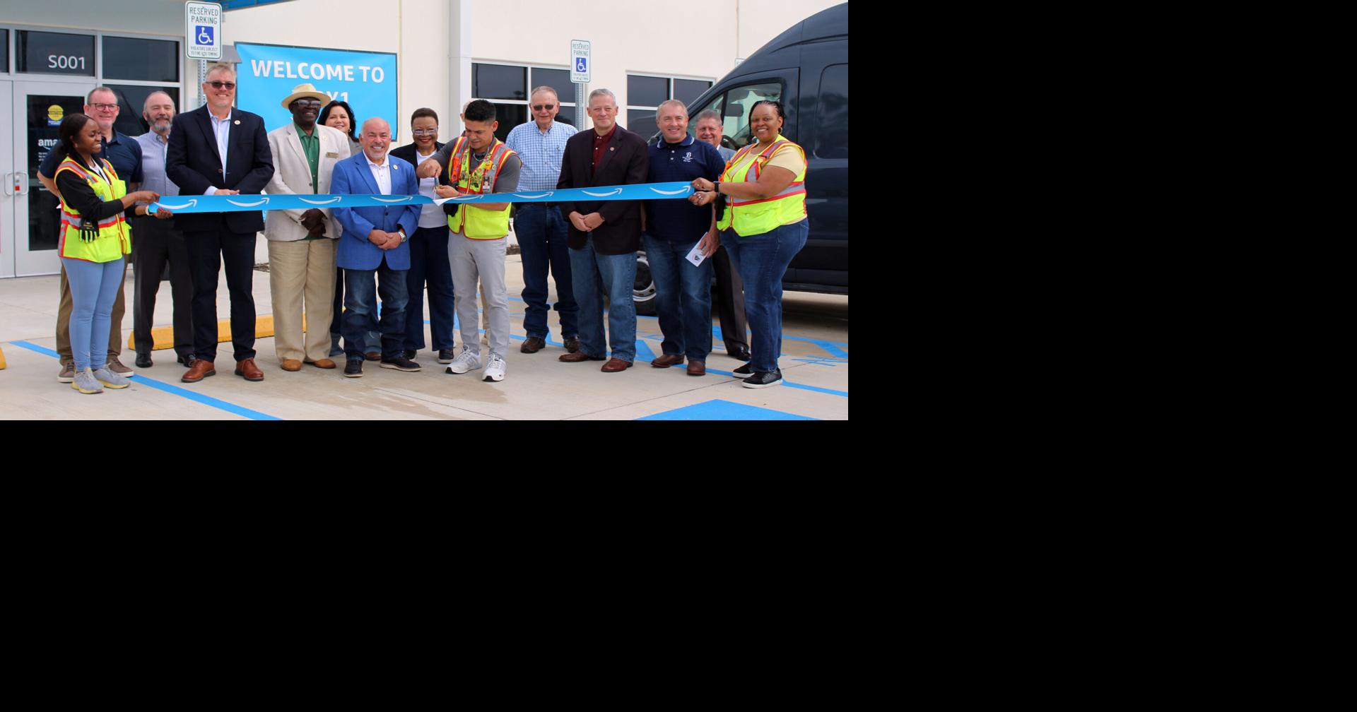 Officials celebrate opening of Bryan Amazon facility