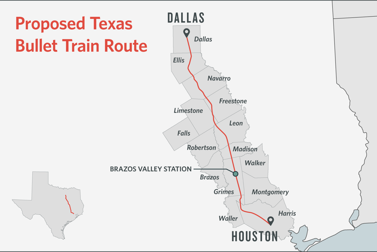 Bullet train public hearings set for surrounding counties