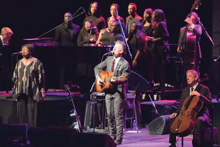 Review Lyle Lovett Lets His Large Band Shine In Excellent Rudder Concert Blogs Theeagle Com