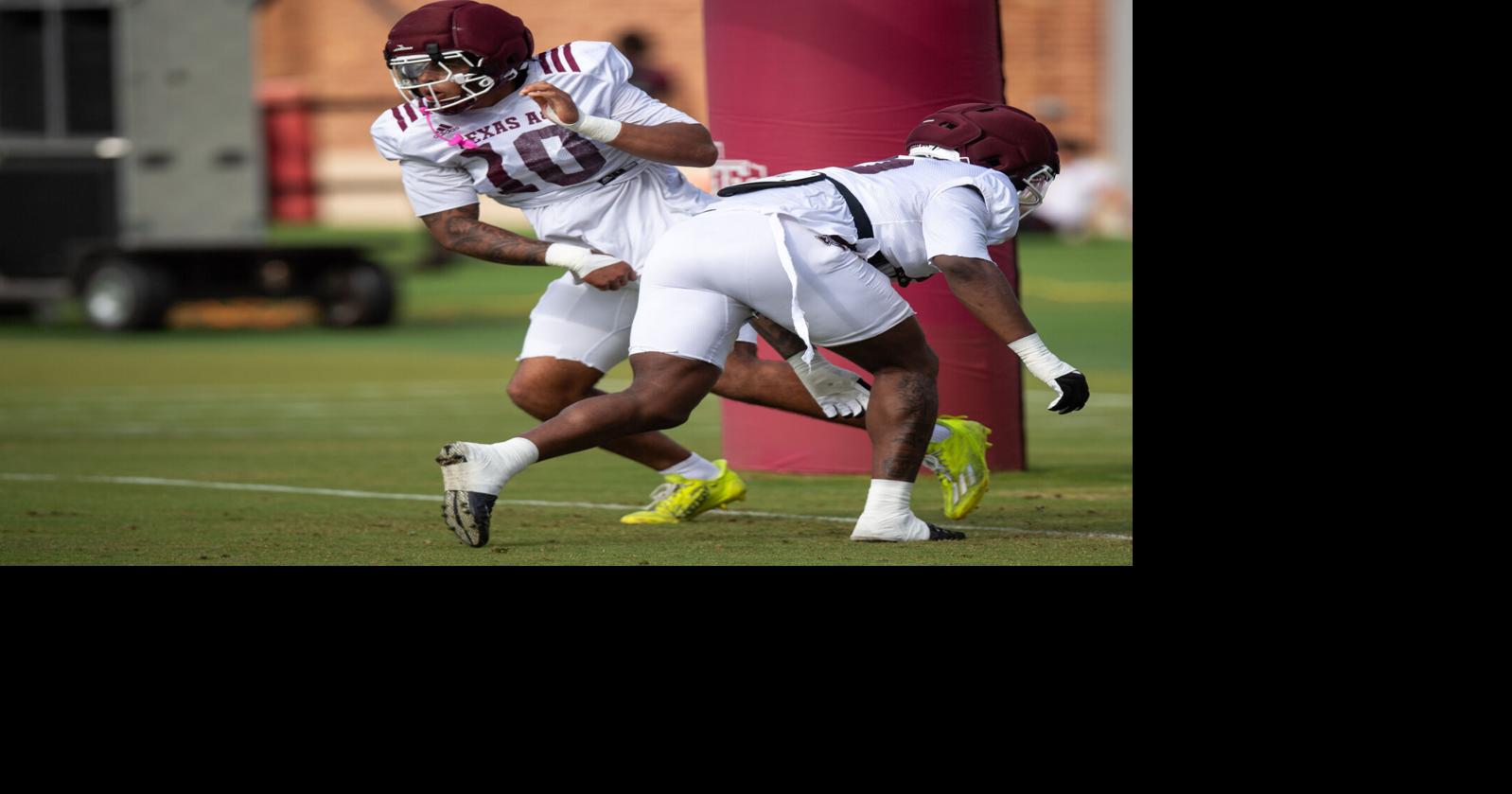 Texas A&M football reloads defensive line in spring ball