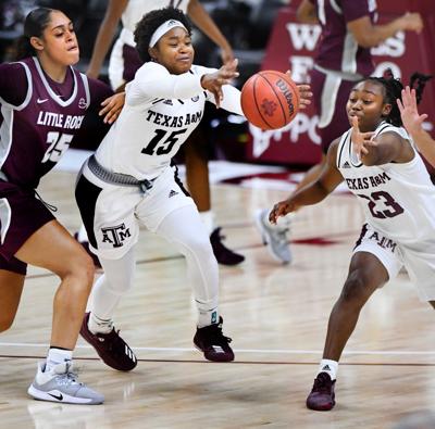 No 6 Texas A M Women S Basketball Team Beats Ualr In Season Opener Sports Theeagle Com