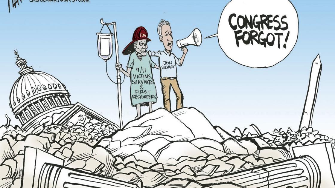 Bruce Plante Cartoon: Jon Stewart and 9/11 | Cartoons | theeagle.com