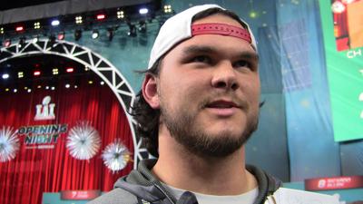Former Texas A&M standouts Matthews, Bennett get into spirit of zany Super Bowl Opening Night ...