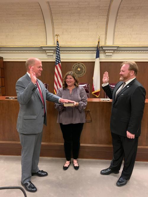 Matt Johnson swearing in