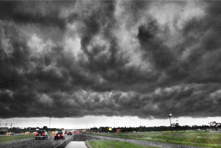 Storm pummels Brazos Valley