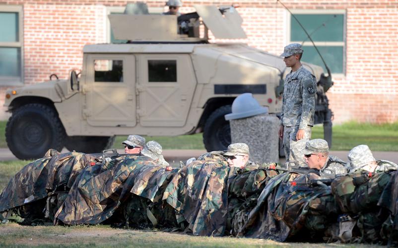 Rudder's Rangers save day at mock attack on A&M Quad