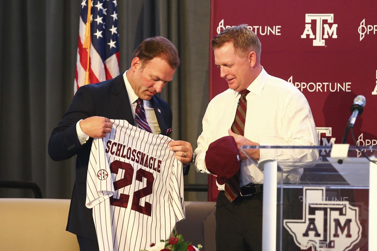 New coach Jim Schlossnagle eager to lead Aggie baseball team to ...