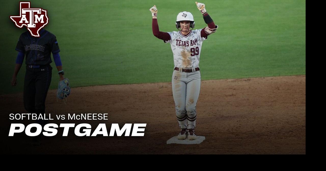 Trisha Ford, Kelsey Mathis, Sidne Peters: Softball Postgame vs McNeese