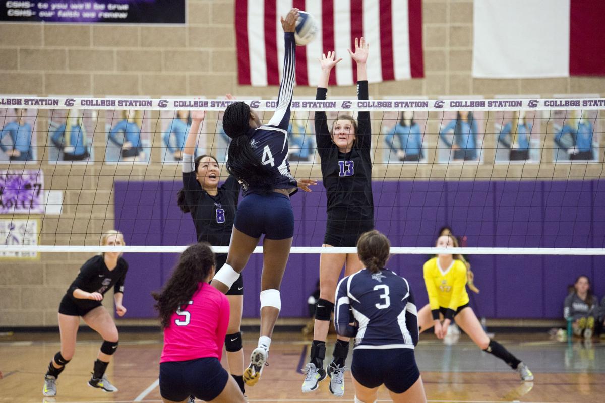 Lineup changes work for College Station volleyball team in win over