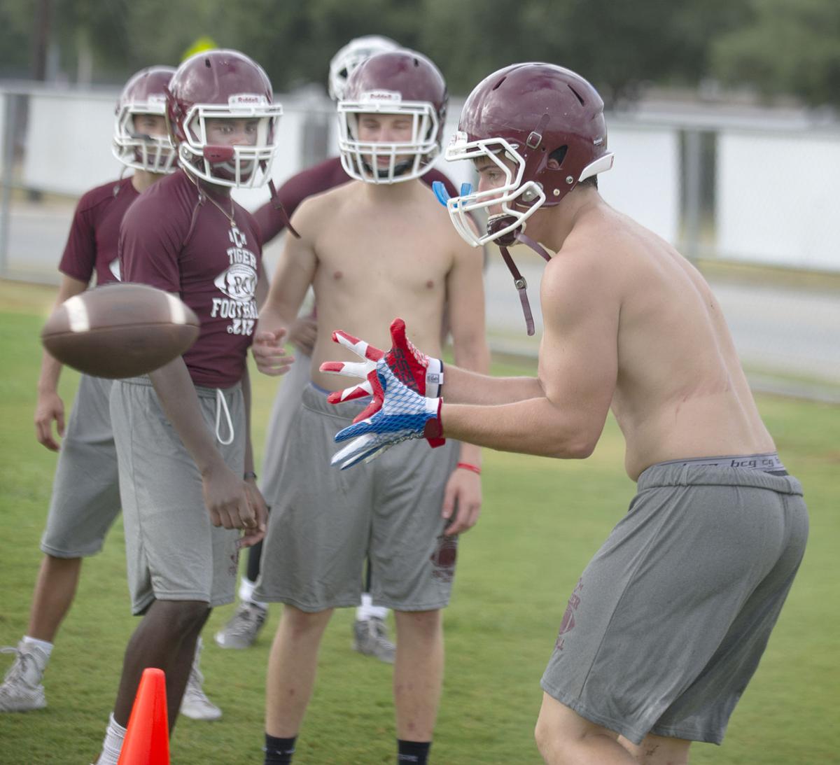 First Day For BCS High School Football Practice Sports