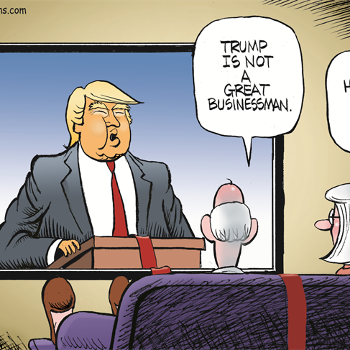 Bruce Plante Cartoon Trump The Thousandaire Cartoons Theeagle Com