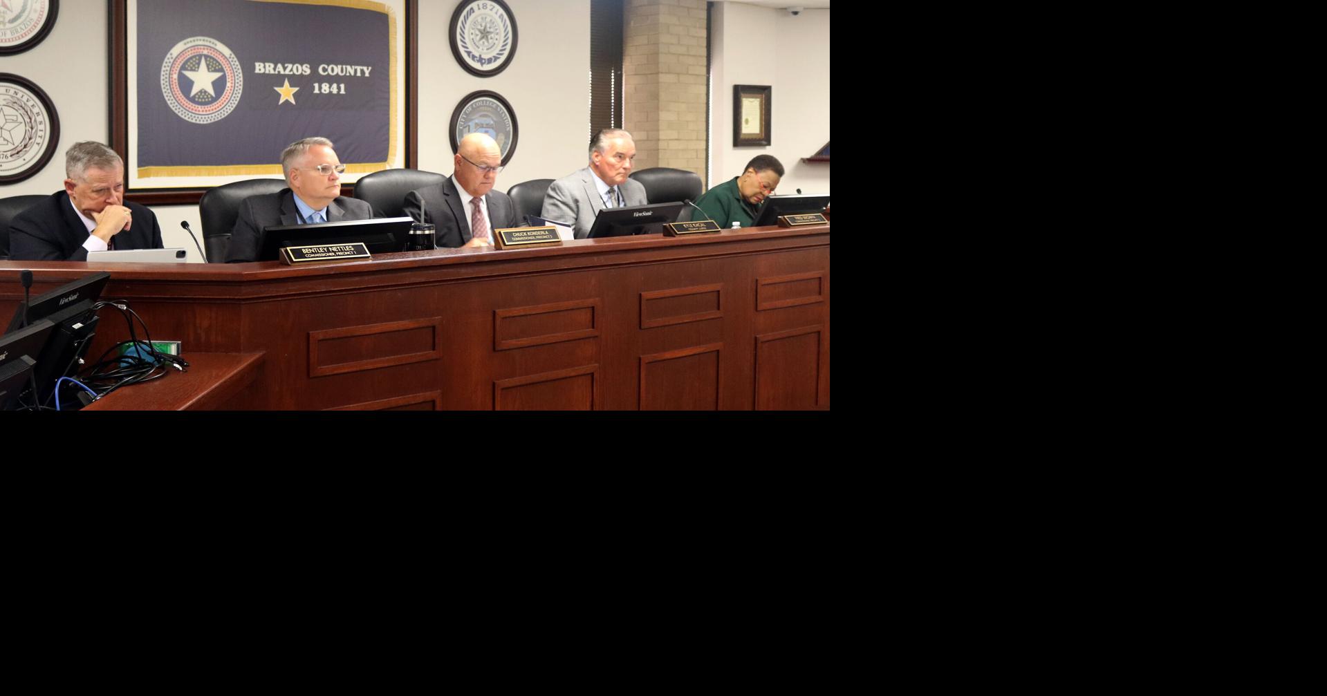 Brazos County commissioners change meeting schedule