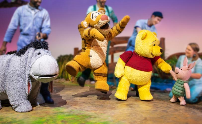 Straight outta the hundred acre woods. Pooh, Tigger, Piglet, and