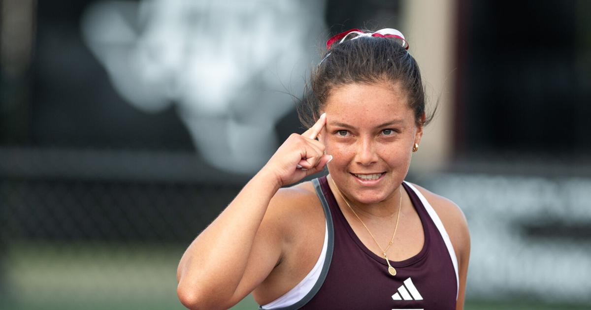 Teah Chavez No. 2 Texas A&M women's tennis team advances to the Elite 8
