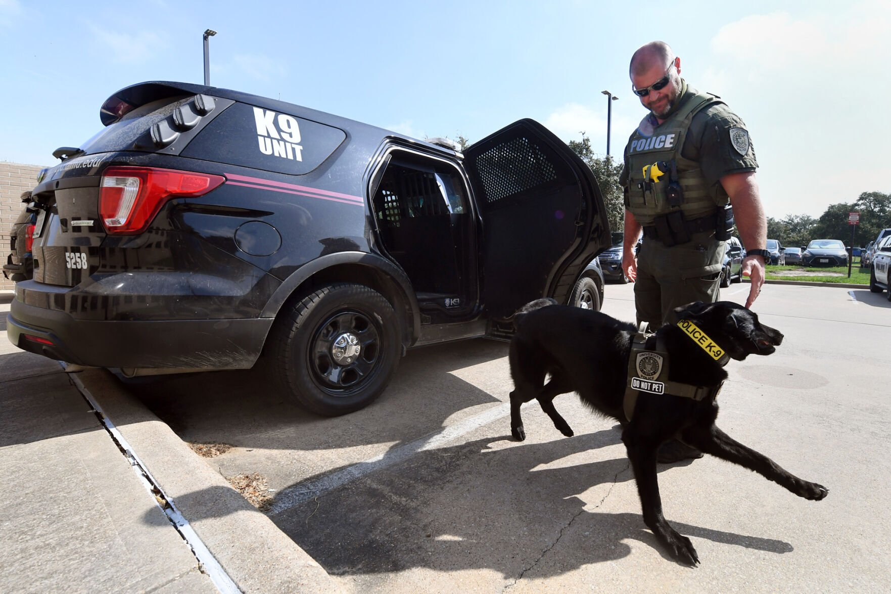 Texas A&M Police K-9, Tyson, Retires | Texas A&M | Theeagle.com