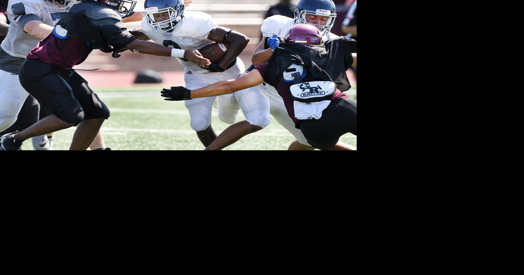 Bryan football team shows defensive depth in first scrimmage