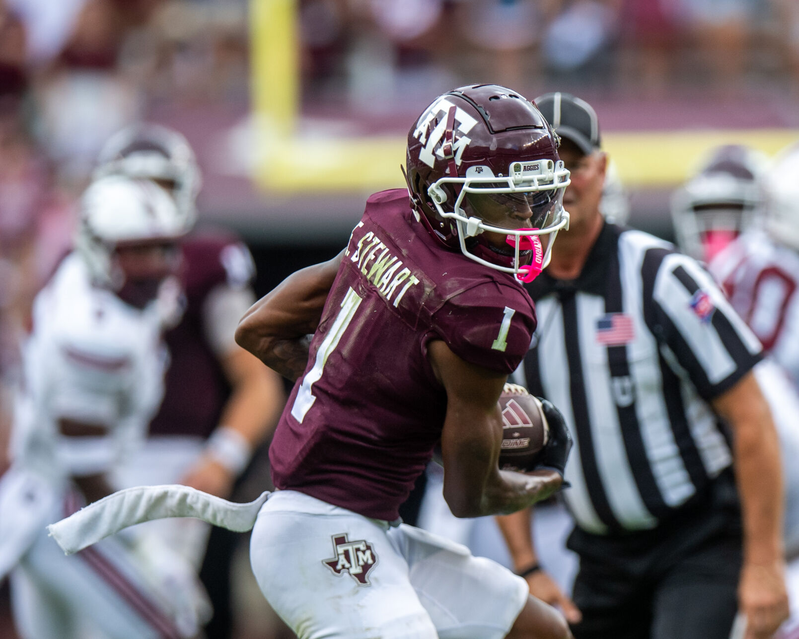 Texas A&M WR Evan Stewart Did Not Travel To LSU