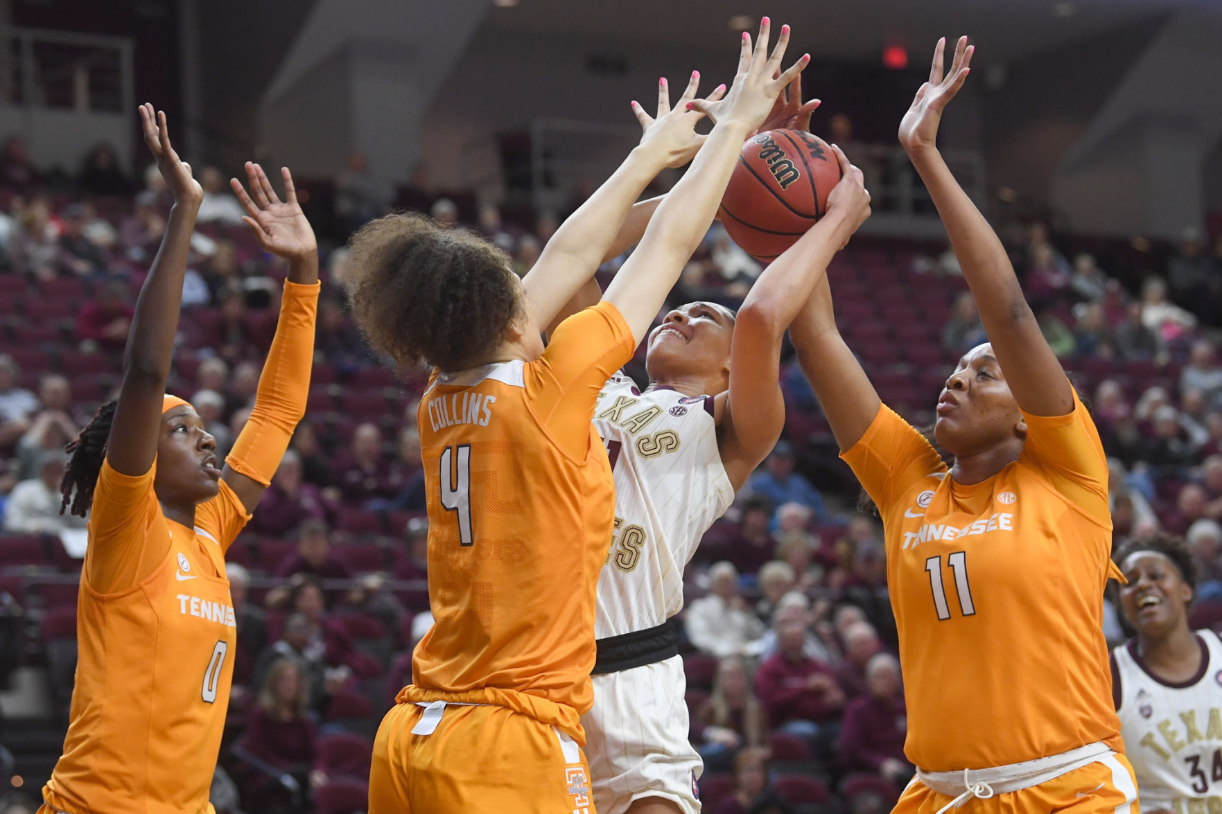 No. 21 Texas A&M Women's Basketball Team Cruises Past Tennessee