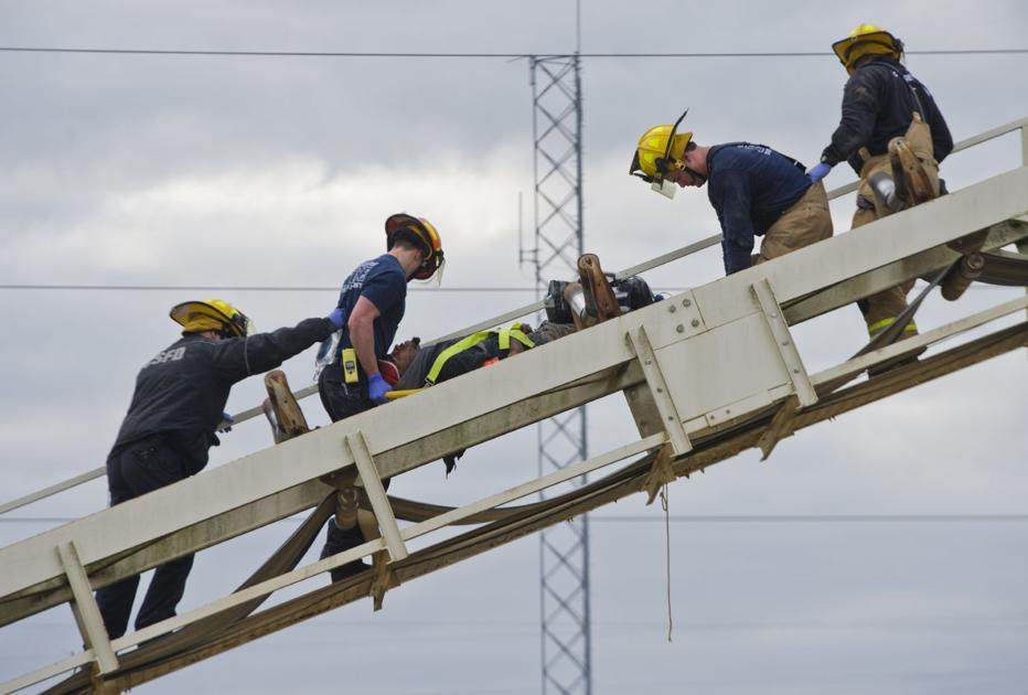 Report Cement plant worker caught in conveyor belt Local News