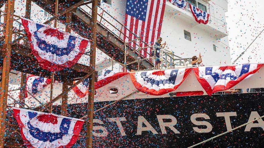 Texas AandM welcomes new maritime training ship to Galveston campus