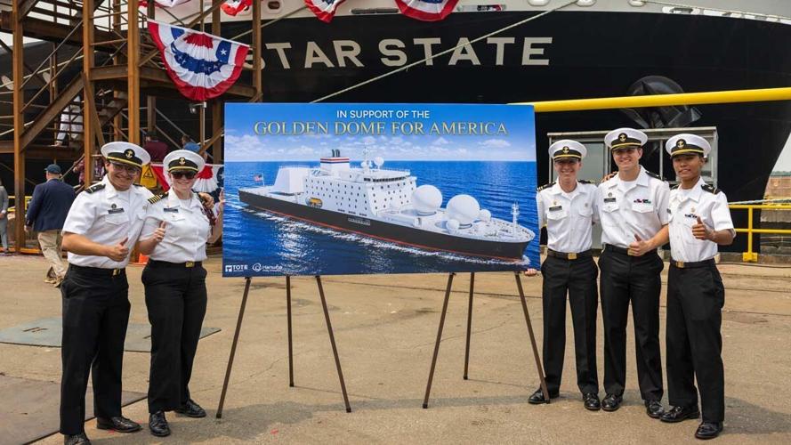 Texas AandM welcomes new maritime training ship to Galveston campus